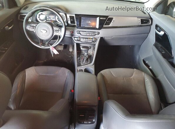KNDCC3LC7J5143642 2018 KIA NIRO Black Widok deski rozdzielczej