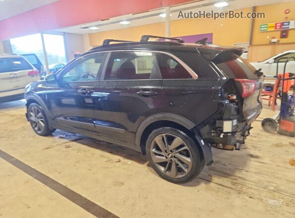 KNDCC3LC8H5069240 2017 KIA NIRO Черный Задняя левая четверть