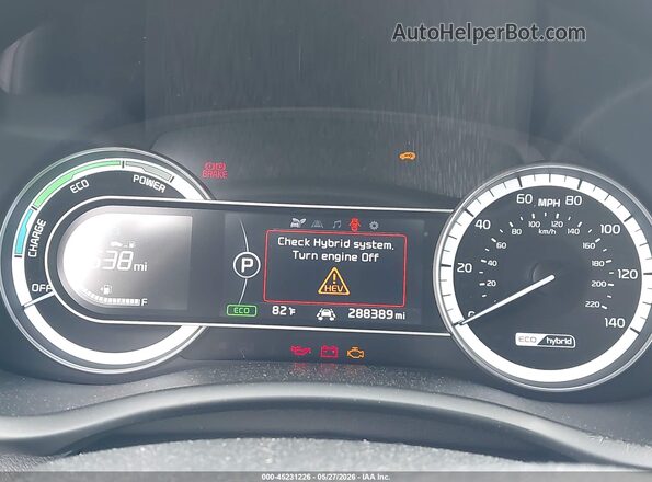 KNDCC3LC8J5120385 2018 KIA NIRO Black Widok tylnych siedzeń