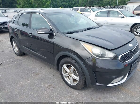 KNDCC3LC8J5120385 2018 KIA NIRO Black Przód prawy