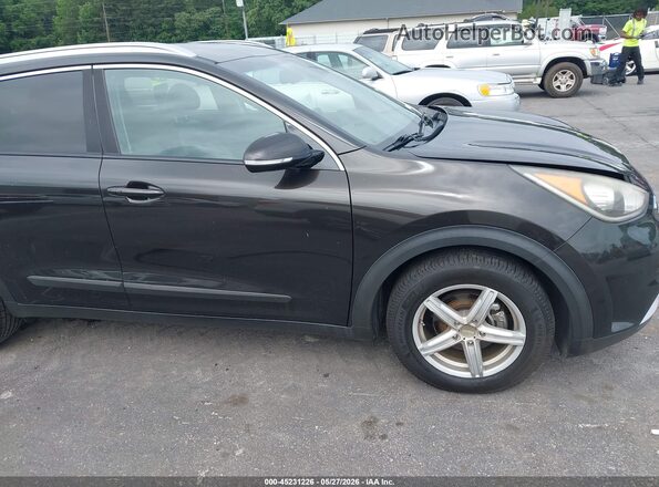 KNDCC3LC8J5120385 2018 KIA NIRO Black Widok wnętrza z tyłu