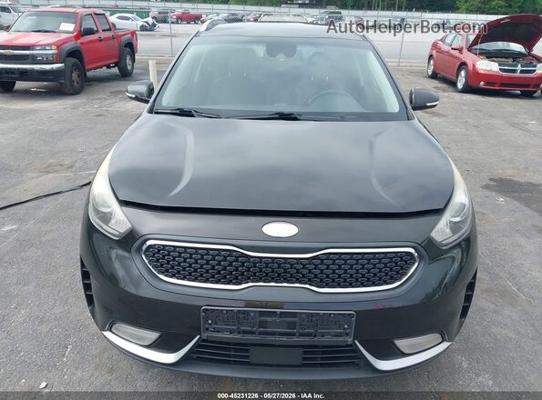 KNDCC3LC8J5120385 2018 KIA NIRO Black Widok zestawu wskaźników