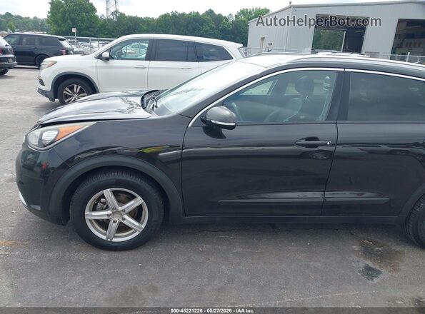 KNDCC3LC8J5120385 2018 KIA NIRO Black Widok wnętrza 360 stopni