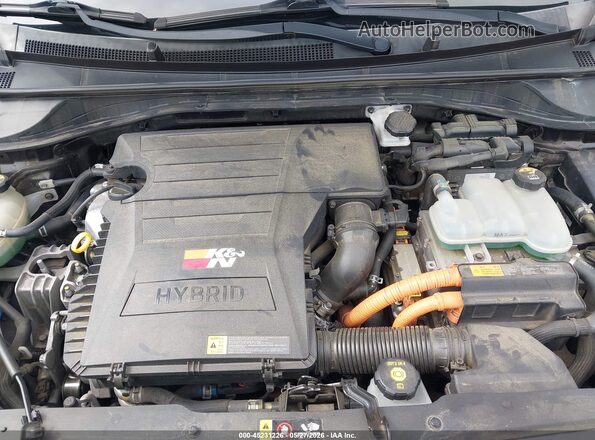 KNDCC3LC8J5120385 2018 KIA NIRO Black Widok z tyłu