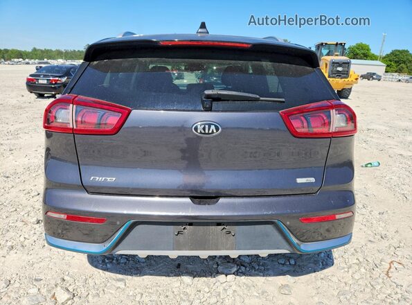KNDCC3LD4K5218095 2019 KIA NIRO Gray უკანა ხედი