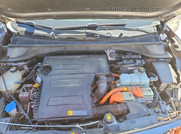 KNDCC3LD4K5218095 2019 KIA NIRO Gray უკანა სალონის ხედი