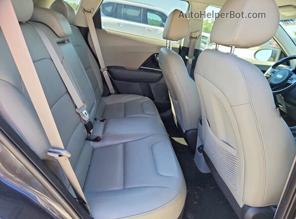 KNDCC3LD4K5218095 2019 KIA NIRO Gray უკანა სავარძლების ხედი