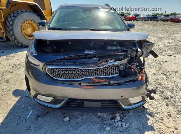 KNDCC3LD4K5218095 2019 KIA NIRO Gray წინა ხედი