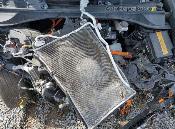 KNDCC3LG5N5153482 2022 KIA NIRO Black Engine compartment view
