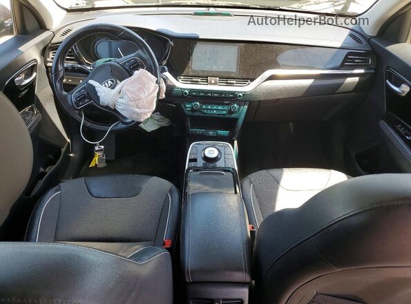 KNDCC3LG7L5055910 2020 KIA NIRO Gray Widok deski rozdzielczej