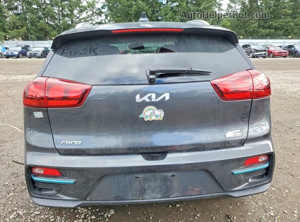 KNDCC3LG9N5116936 2022 KIA NIRO Черный Вид сзади
