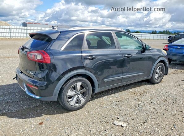 KNDCD3LD6J5205098 2018 KIA NIRO Черный Задняя правая четверть