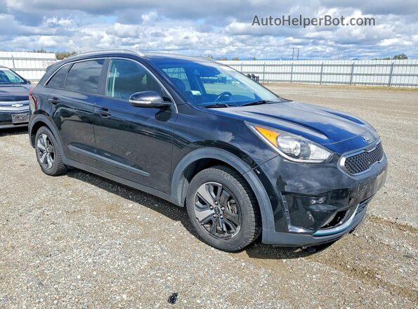 KNDCD3LD6J5205098 2018 KIA NIRO Черный Передняя правая четверть