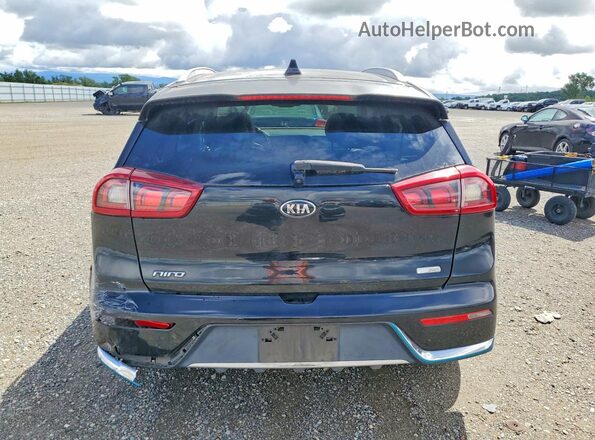 KNDCD3LD6J5205098 2018 KIA NIRO Черный Вид сзади