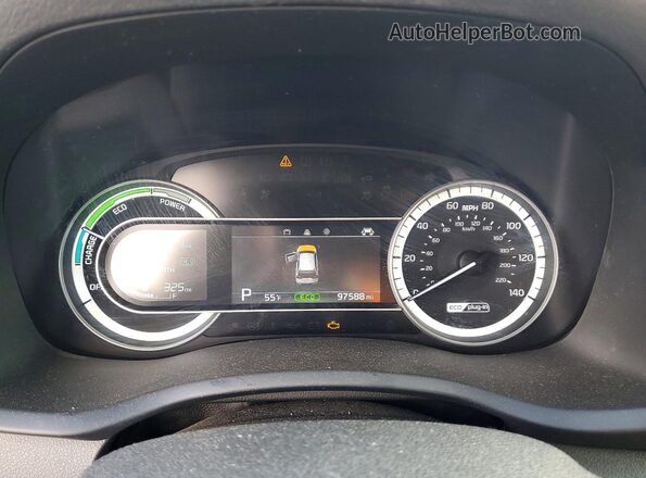 KNDCD3LD6J5205098 2018 KIA NIRO Черный Вид щитка приборов