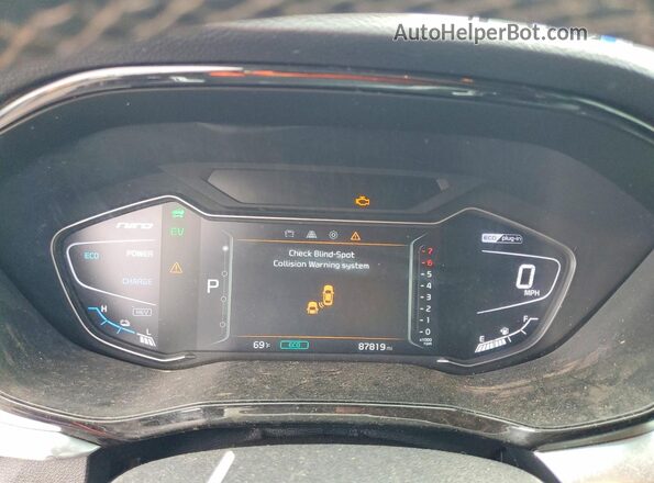 KNDCD3LD8N5497620 2022 KIA NIRO Gray Vista del cuadro de instrumentos