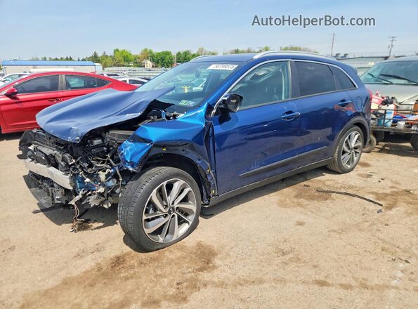 KNDCE3LC0K5356427 2019 KIA NIRO Синий Передняя левая четверть