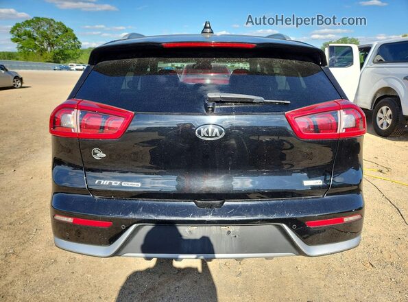 KNDCE3LC2H5047132 2017 KIA NIRO Черный Вид сзади