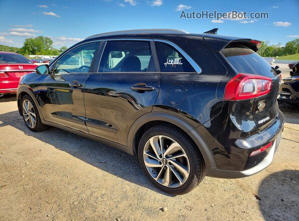 KNDCE3LC2H5047132 2017 KIA NIRO Черный Задняя левая четверть