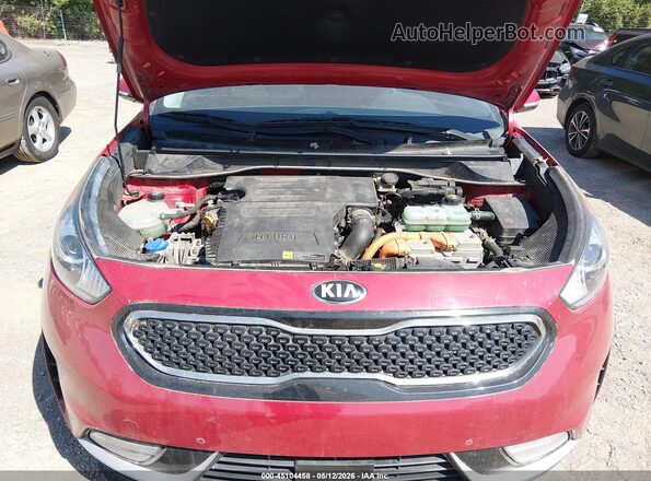 KNDCE3LC7J5179874 2018 KIA NIRO Red Rear view