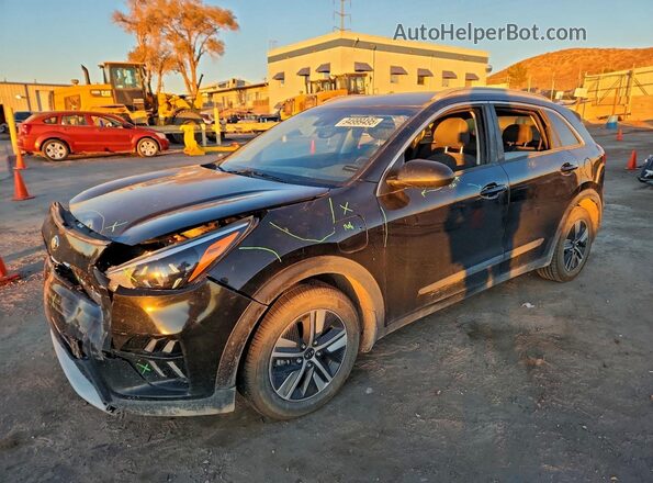 KNDCM3LD1L5390664 2020 KIA NIRO Black Vista tres cuartos delantera izquierda