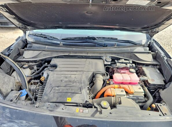 KNDCM3LD1N5503239 2022 KIA NIRO Черный Вид задней части салона