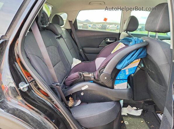 KNDCM3LD1N5503239 2022 KIA NIRO Черный Вид задних сидений