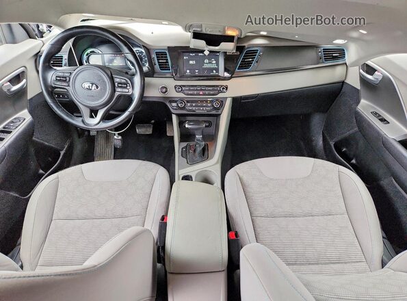 KNDCM3LD5K5266220 2019 KIA NIRO Черный Вид панели приборов