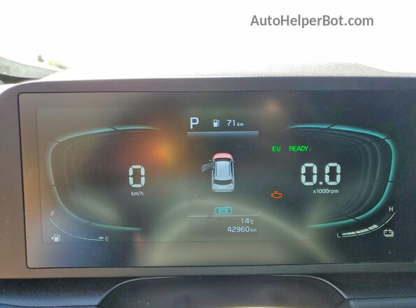 KNDCP3LE0R5157612 2024 KIA NIRO Black Widok zestawu wskaźników