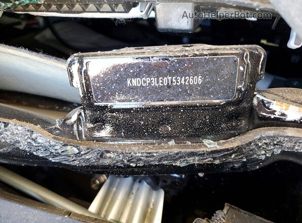 KNDCP3LE0T5342606 2026 KIA NIRO Charcoal VIN կոդի պիտակի տեսք