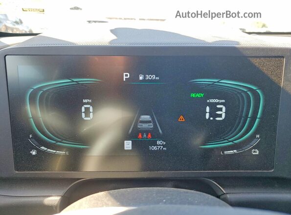 KNDCP3LE1T5330867 2026 KIA NIRO Black Instrument cluster view