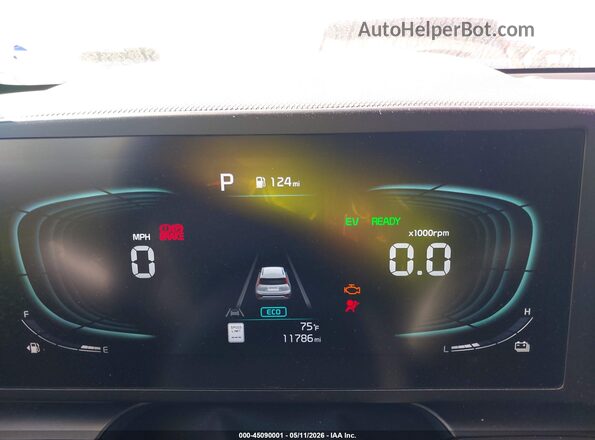 KNDCP3LE3T5327534 2026 KIA NIRO Серый Вид задних сидений