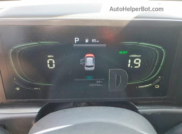 KNDCP3LE7P5082761 2023 KIA NIRO Серый Вид щитка приборов