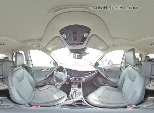 KNDCR3LE2P5030979 2023 KIA NIRO Серебряный Панорамный вид салона 360°