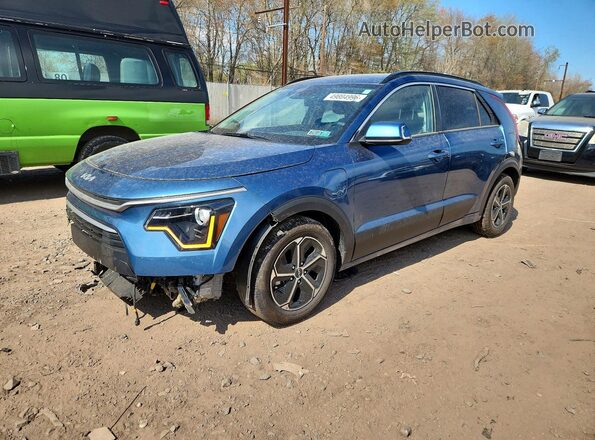 KNDCS3LF0P5054324 2023 KIA NIRO Синий Передняя левая четверть