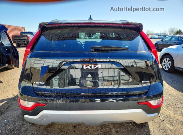 KNDCS3LF7S5237194 2025 KIA NIRO Black Հետևի տեսք