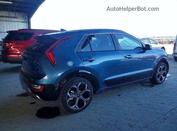 KNDCT3LE8R5182625 2024 KIA NIRO Синий Задняя правая четверть