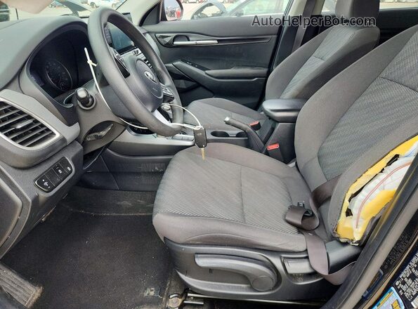 KNDEPCAA3M7158078 2021 KIA SELTOS Черный Вид салона спереди