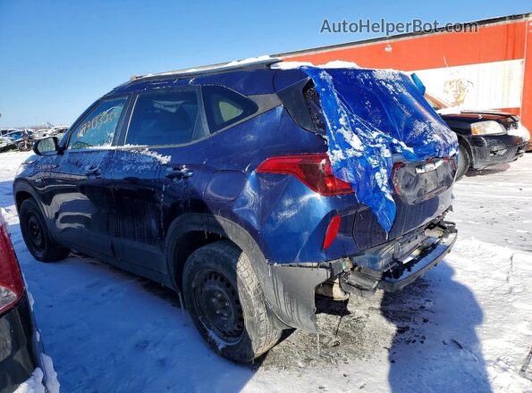 KNDEPCAA8M7215312 2021 KIA SELTOS Blue Trasero izquierdo