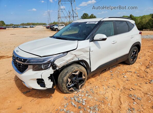 KNDER2AA2R7484255 2024 KIA SELTOS White Vista tres cuartos delantera izquierda