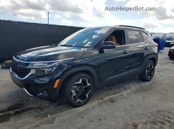 KNDER2AA7S7676549 2025 KIA SELTOS Черный Передняя левая четверть