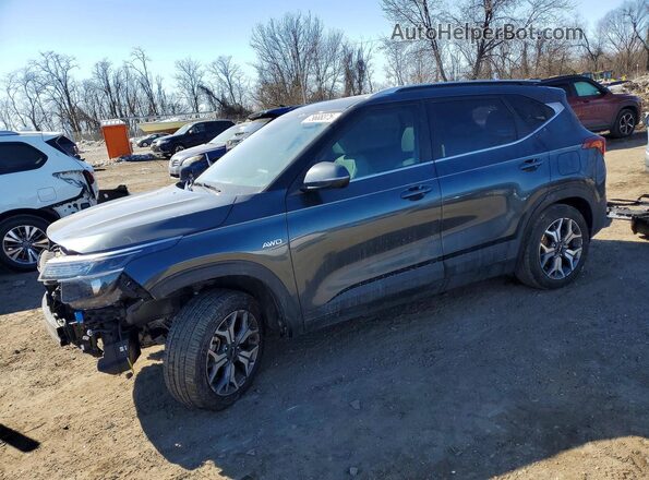 KNDERCAA2P7404035 2023 KIA SELTOS Серый Передняя левая четверть