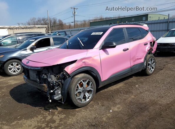 KNDERCAA9M7181892 2021 KIA SELTOS Черный Передняя левая четверть