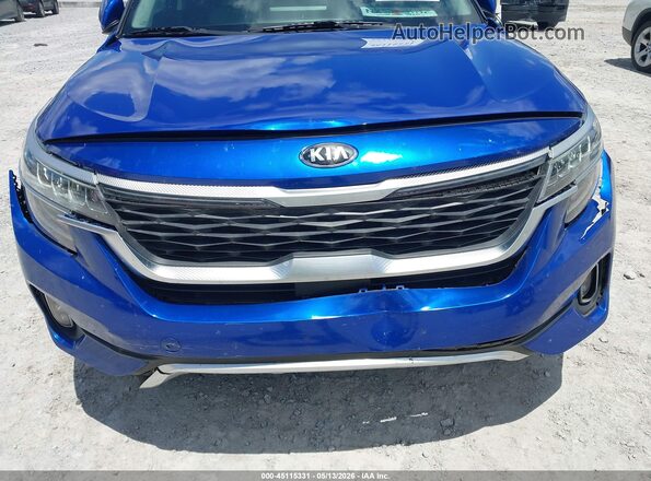 KNDETCA2XM7203294 2021 KIA SELTOS Blue Widok z przodu
