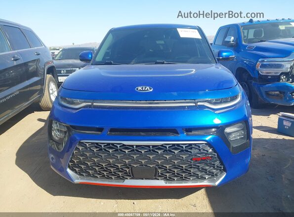 KNDJ53AF5L7105512 2020 KIA SOUL Blue Սարքավորումների վահանակի տեսք