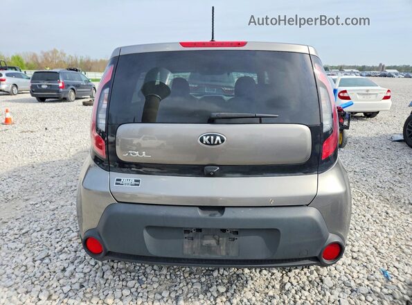 KNDJN2A2XG7256679 2016 KIA SOUL Серебряный Вид сзади