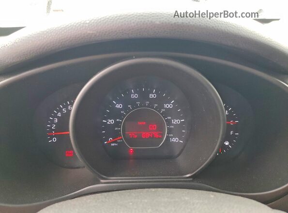 KNDJN2A2XG7313625 2016 KIA SOUL Black Widok zestawu wskaźników