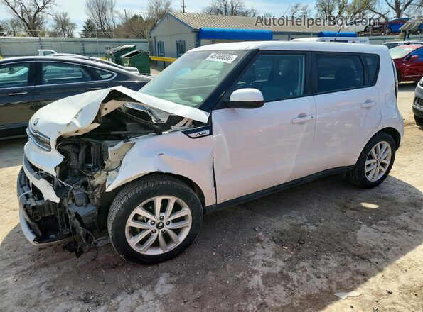 KNDJP3A58K7631441 2019 KIA SOUL White Առջևի ձախ երեք քառորդ տեսարան