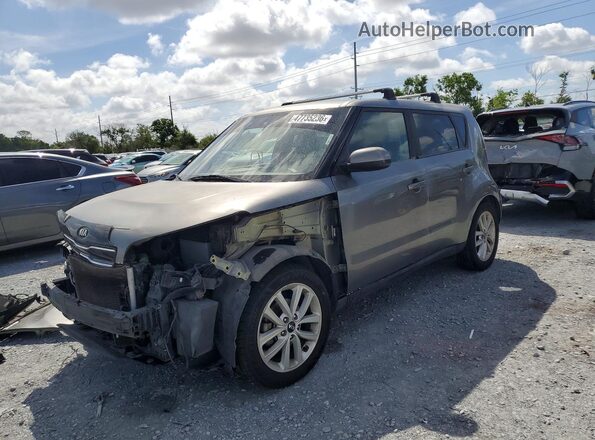 KNDJP3A59K7654730 2019 KIA SOUL Gray Передня ліва чверть