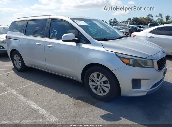 KNDMB5C10G6088469 2016 KIA SEDONA Серебряный Передняя правая четверть